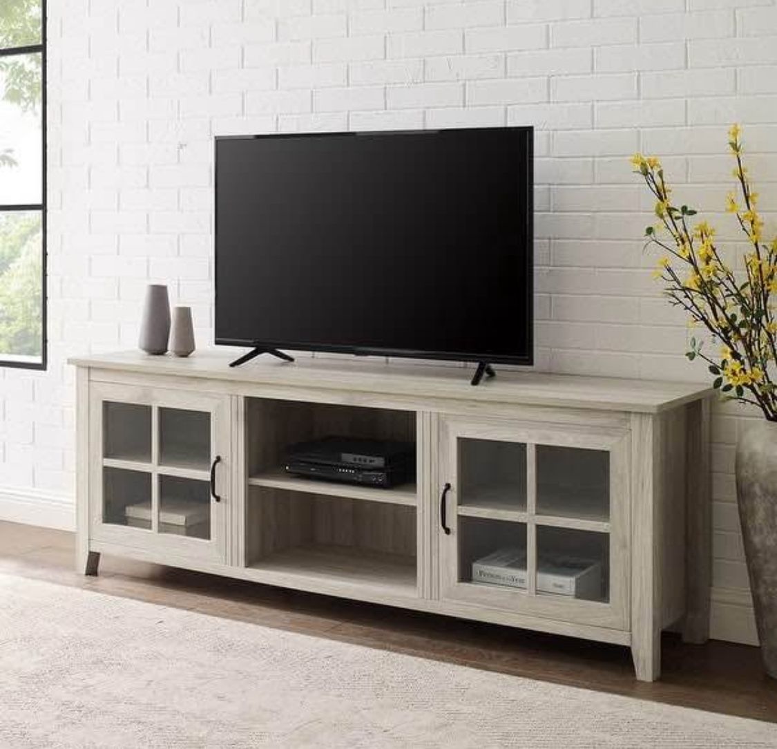 New Extra Large 2 Door TV Stand for TVs up to 80" Inches