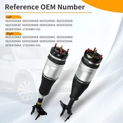 Front Left and Right Air Suspension Strut Shock Absorber Compatible with Jeep Grand Cherokee 2016-2021, 68253204AA 68253204AB, 2PCS