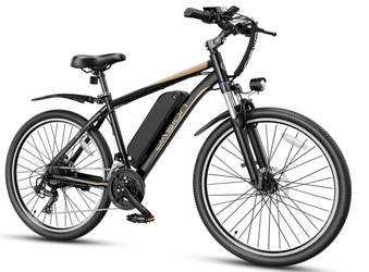 Jasion EB-X 26" Electric Bike for Adults 25MPH 50 Miles Ebike, 450Wh Removable Battery