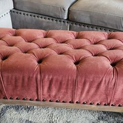 Beautiful Red Ottoman 