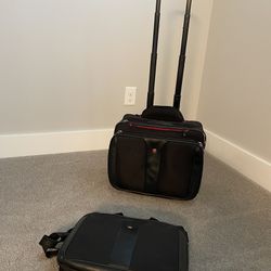 Rolling Laptop Bag With Removable Laptop Case