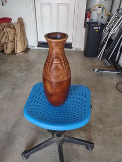 Wood Vase