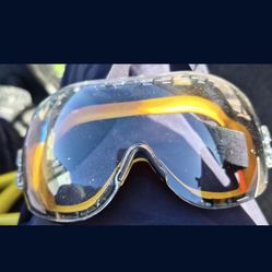  Clear Anti-Fog Dual Mold Safety Goggle, Clear Lens, 
