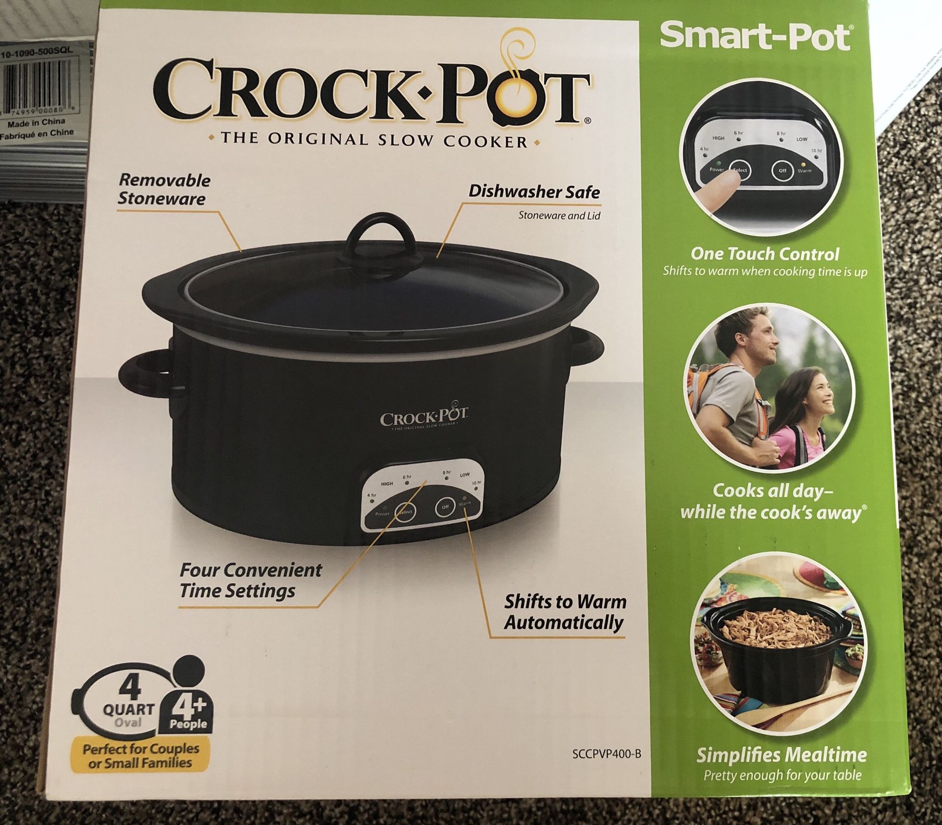 Crock pot slow cooker (4Q)