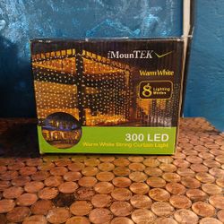  iMounTEK 300 Warm White String Curtian Lights (Electric)