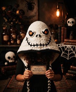 Crochet Bone Daddy Hood