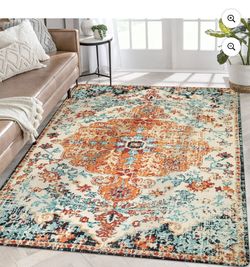 8*10 Washable Area Rug Brand New