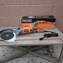 Ridgid 7in heavy duty angle grinder