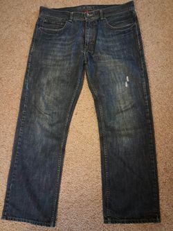 Axist Mens Straight Leg  Designer Jeans Size 36W X 30L