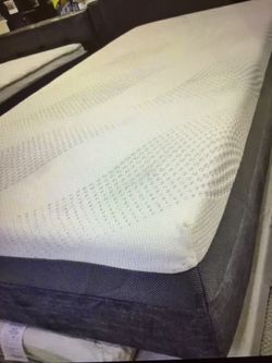 New blue gel memory foam twin size set (10” thick)