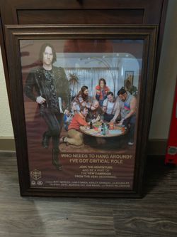 Critical Role Season 2 Framed Poster