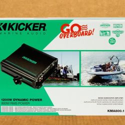 🚨 No Credit Needed 🚨 Kicker KMA800.1 Marine Mono Subwoofer Amplifier 1200 Watts KMA Series 45KMA600.1 🚨 Pre-Order 🚨 Payment Options Available 🚨 