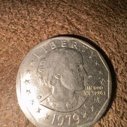 1979-P Susan B. Anthony dollar coin