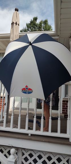 Vintage Amoco Golf Umbrella