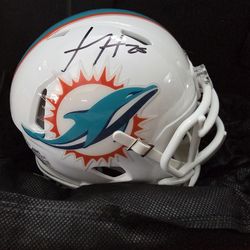 Xavien Howard Dolphins Autographed Mini Helmet