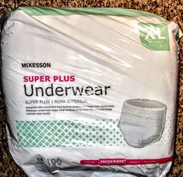 MCKESSON DISPOSABLE UNDERWEAR XL