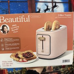 Pink 2 Slice Toaster 