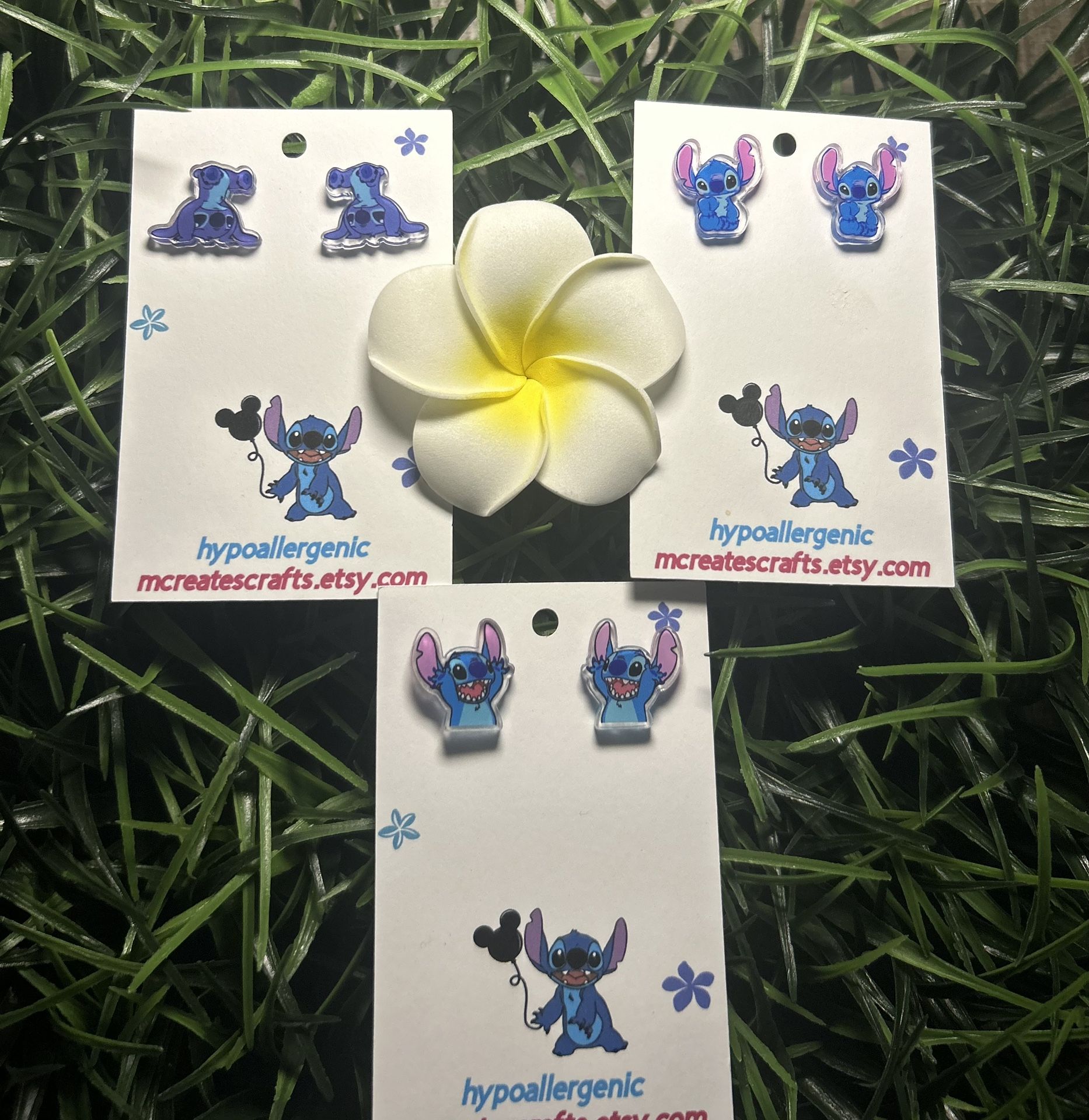 Stitch - Hypoallergenic Earings
