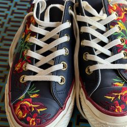 Converse Women’s Embroidered Sneakers