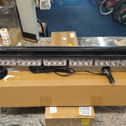 29.5 In 54 LED Strobe Light Bar Double Side Flashing High Intensity Emergency Warning Flash Strobe Light