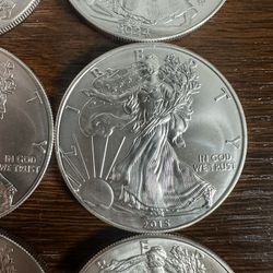 Roll Of American Silver Eagles (20) Mixed Dates 