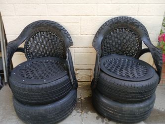 2 CUSTUME MADE PATIO CHAIRS