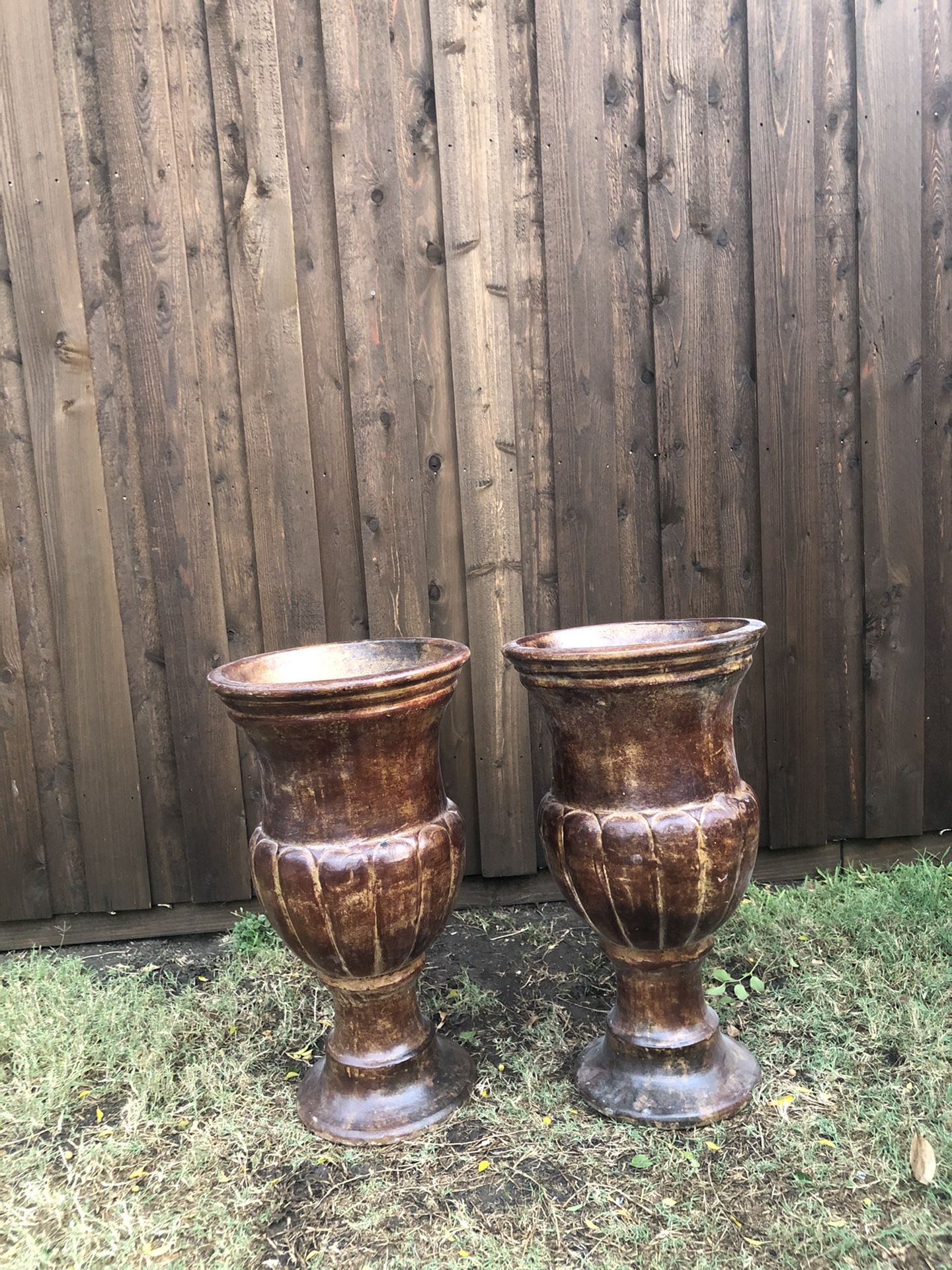 Brown Urns Clay Pots