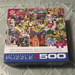 500 Piece Eurographics Puzzle/What Can Go Wrong?