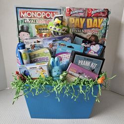 Games Easter Basket NEW 