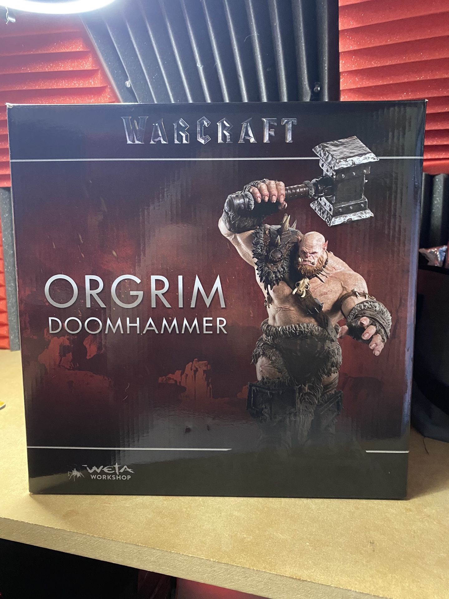 Warcraft Orgrim Doomhammer Display Statue