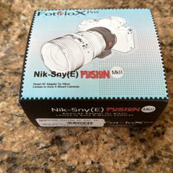 Nikon To Sony E Lens Adaptor