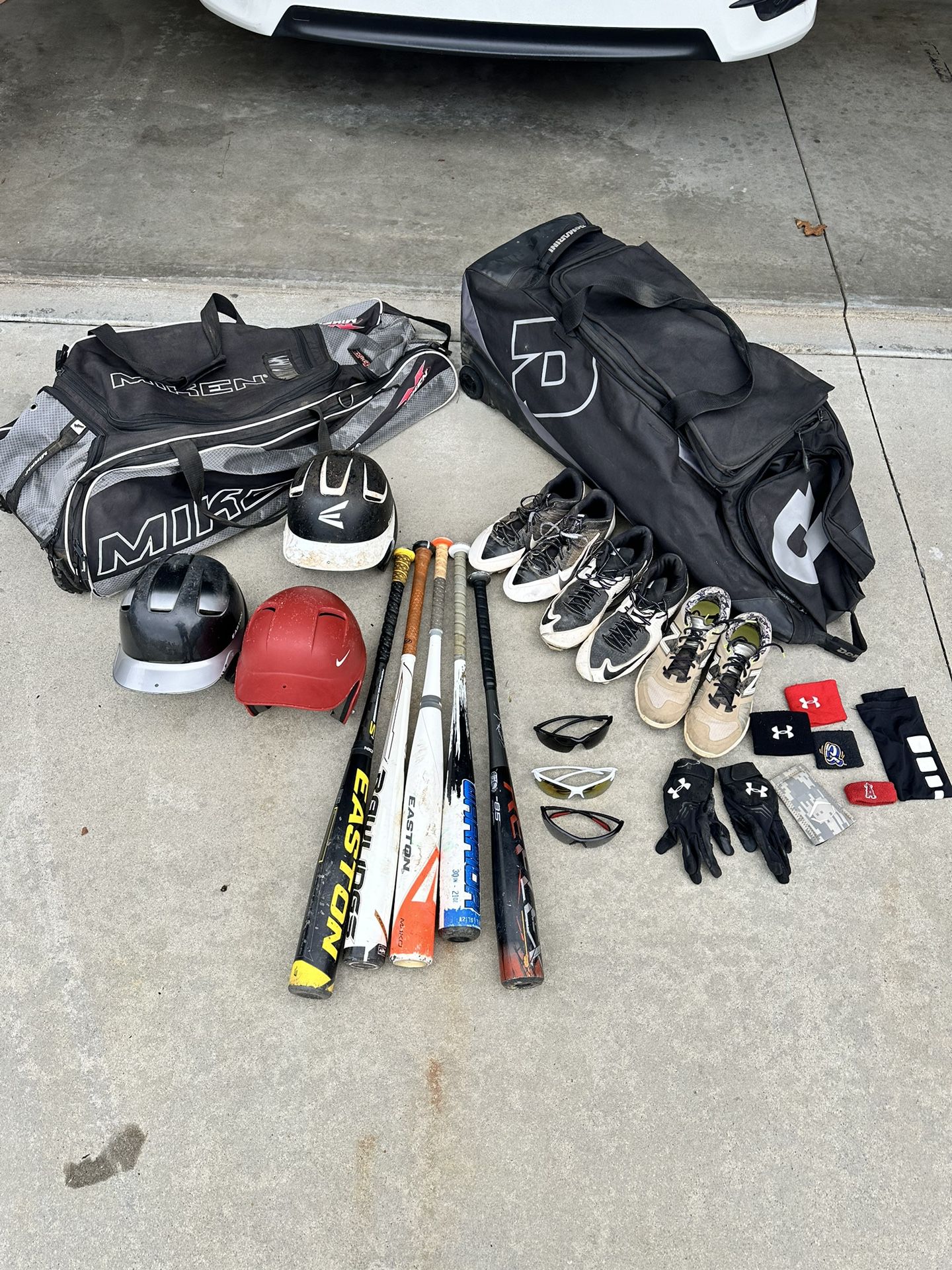 Baseball Gear/cleats/bag/bats
