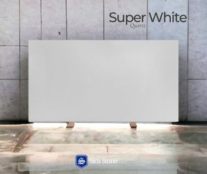 Quartz Slab Polished Super White 127x64x11/4