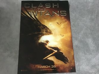Mythology Pegasus 2010 Movie Poster Clash of the Titans Double-Sided Entertainment