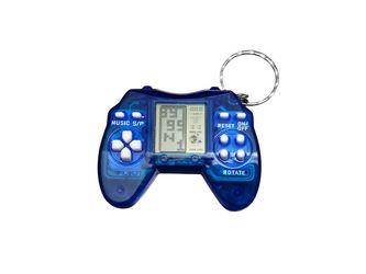 Mini Handheld LCD Game Keychain Kids Electronic Tetris Games