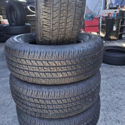 4 semi New Tires 275/65r18 Goodyear 🤑 free Installation and balance ‼️ 90%tread 