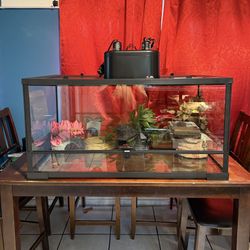 Like New 40 Gallon Thrive Front Opening Reptile Terrarium/ Tank! (36in Length x 18in Width × 18in Height)