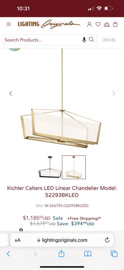 Gold Champagne Chandelier