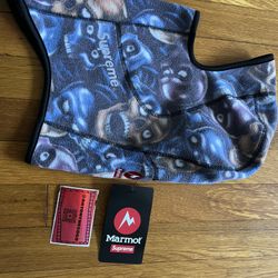 FW25 Supreme X Marmot Fleece Balaclava Skull Pile 