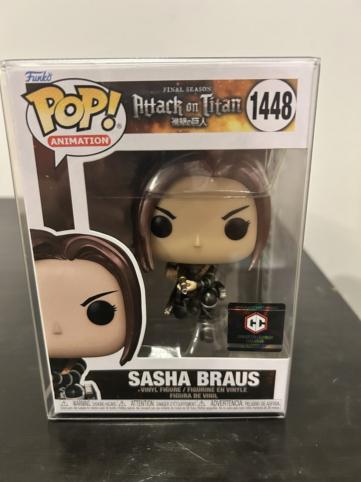 Funko Pop! Vinyl: Attack On Titan - Sasha Braus (Metallic) #1448