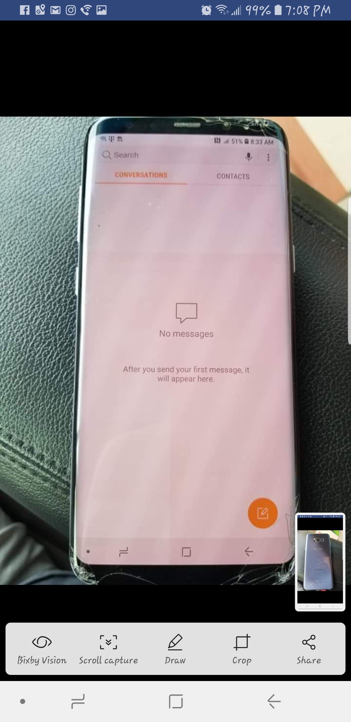 Samsung Galaxy s8 plus