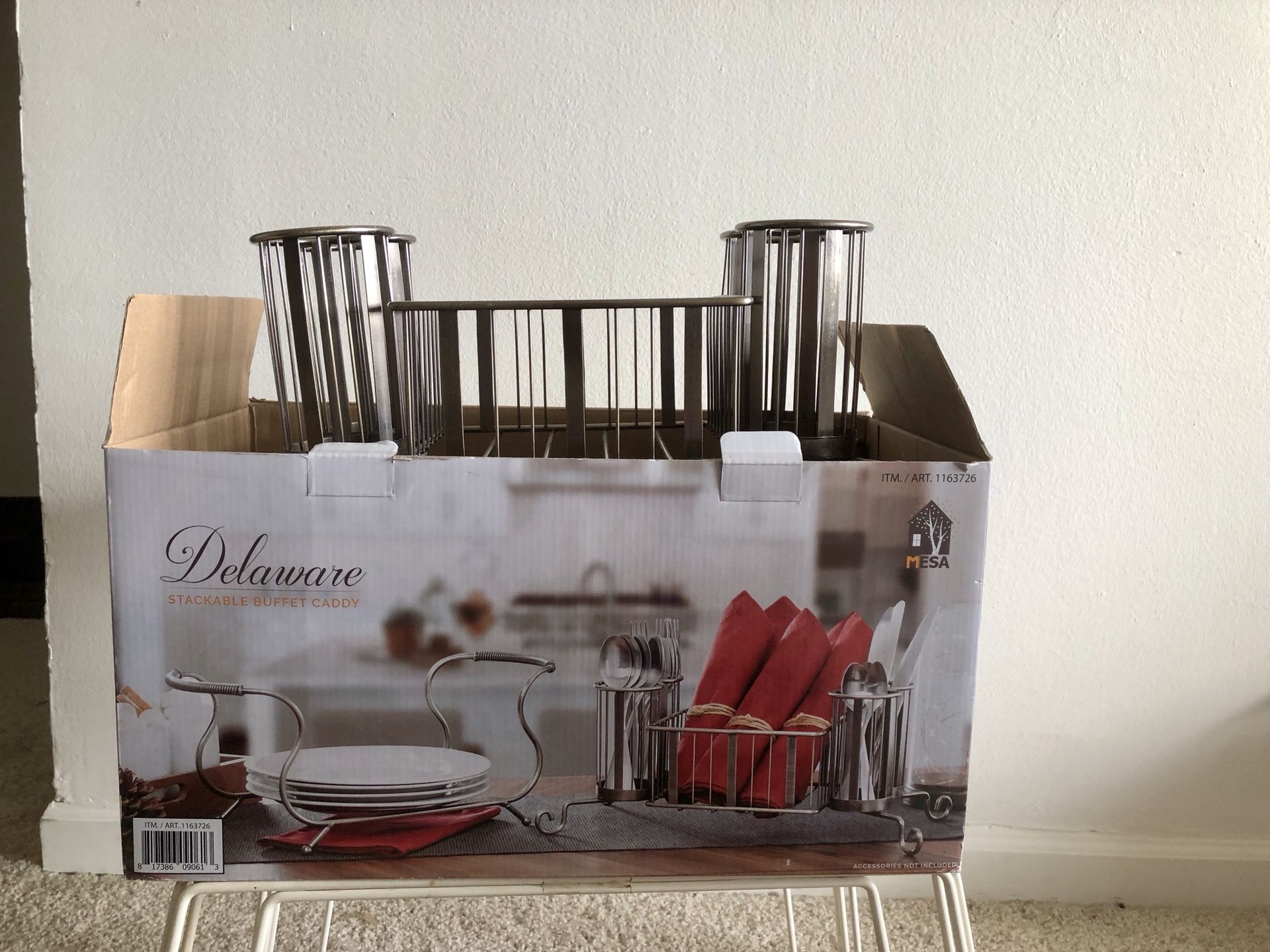 Delaware stackable buffet caddy