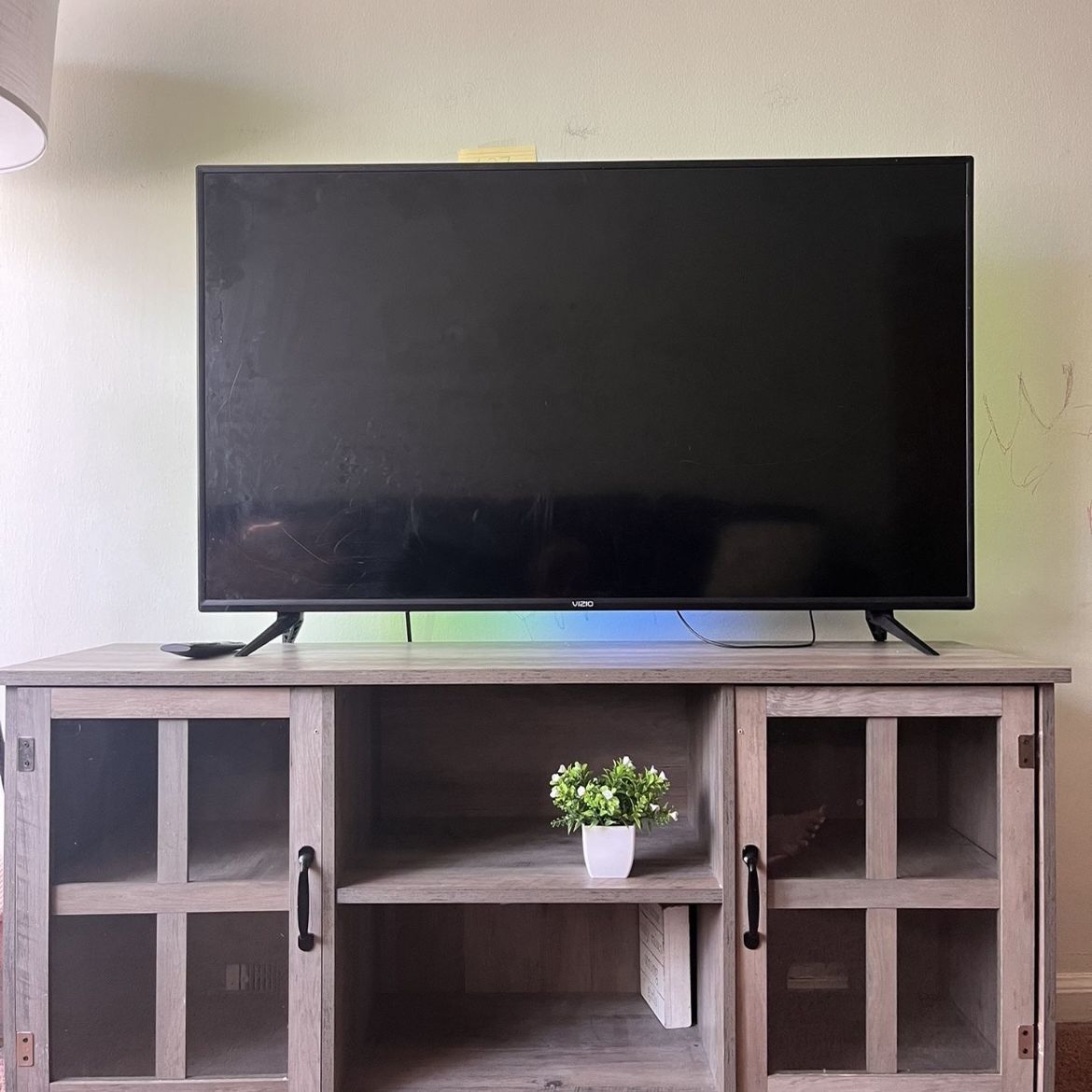 Gray TV Stand 