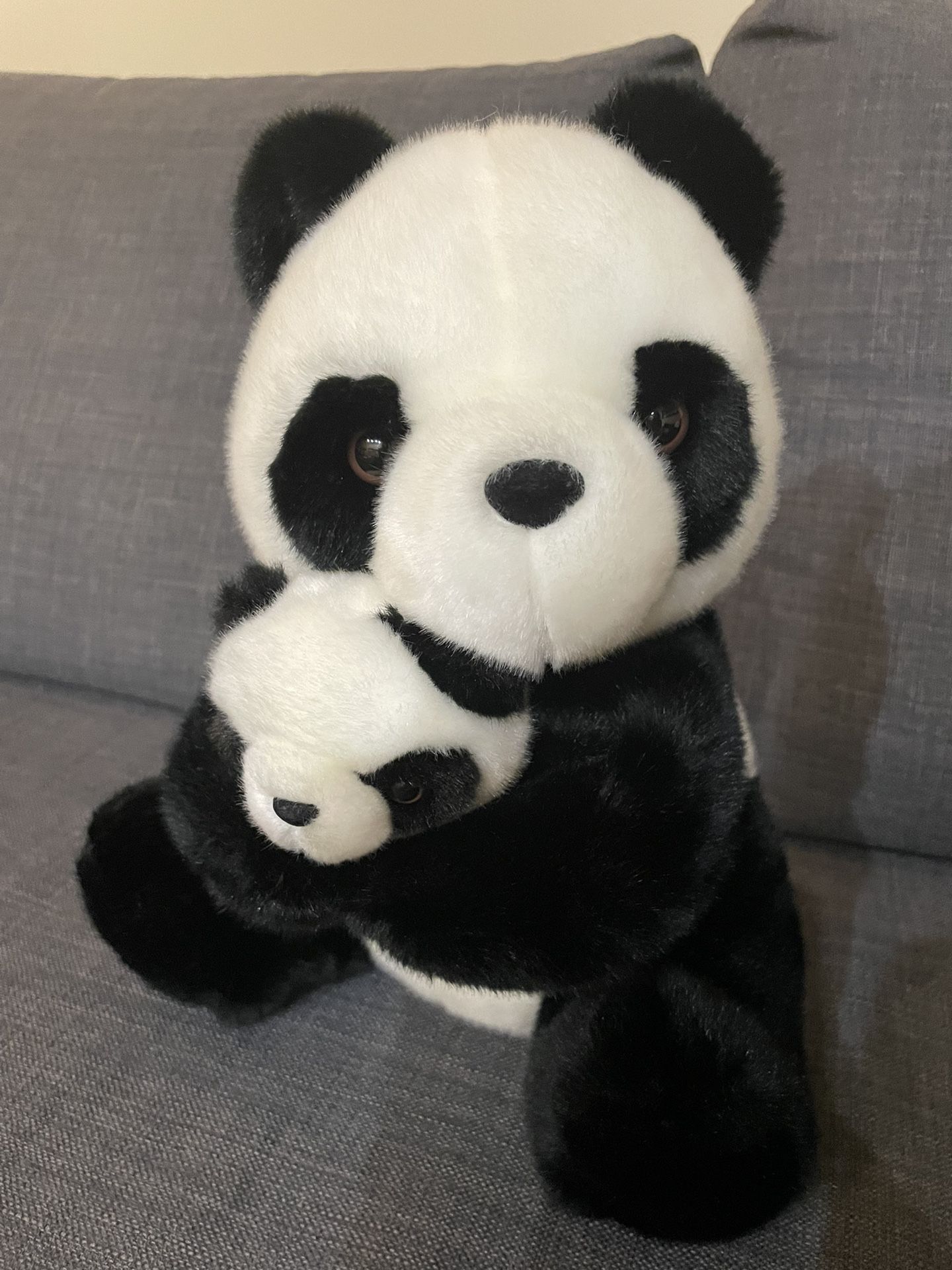 Panda And Cub Plush