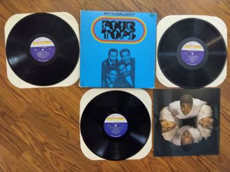VINTAGE 4 TOPS ANTHOLOGY (3) VINYL RECORD SET