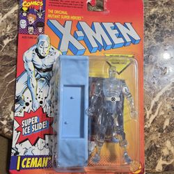 X-Men Iceman Action Figure 1993 Vintage Marvel Comics. Toy Biz.