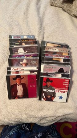 25 George Strait CD’s.  All for $10.00