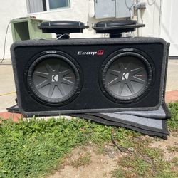 KICKER- CompR Dual 12" Dual-Voice-Coil 2-Ohm Subwoofer