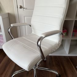 White Desk Chair $55 Obo