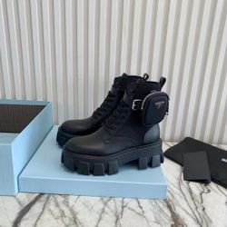 PRADA Boots Size 7 Black 